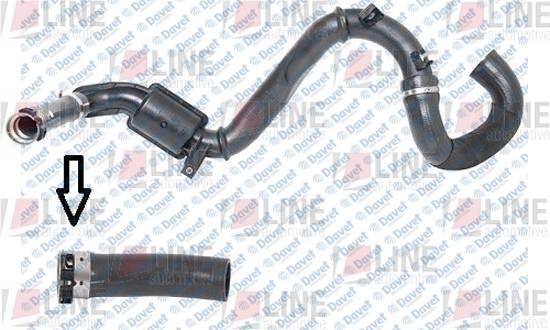 LINE L431300310 Turbo Hortumu Trafic Ii - Vivaro A - Primastar 2.0 Cdti 01>06 {Tek Hortum}